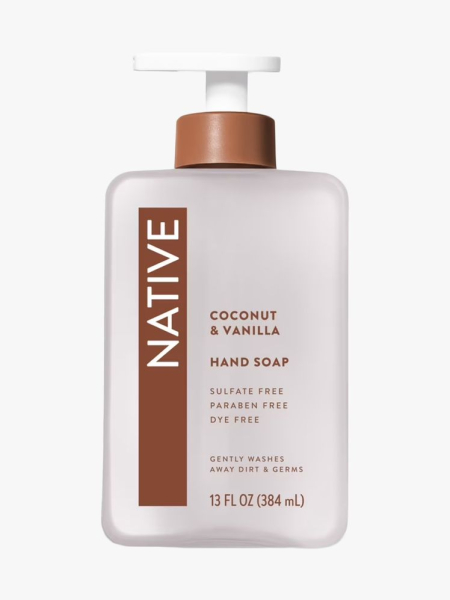 Native Liquid Hand Soap in branded component on a light gray background